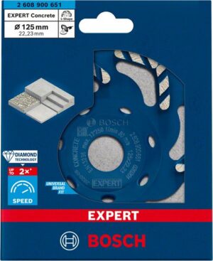 Bosch EXPERT Concrete ‑timanttihiomapää, 125 x 22,23 x 4,5 mm