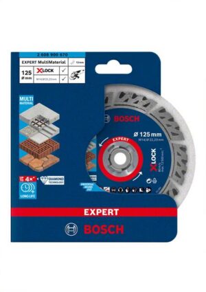 Bosch EXPERT MultiMaterial X-LOCK -timanttikatkaisulaikka, 125 x 22,23 x 2,4 x 12 mm