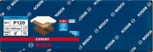 Bosch EXPERT M480 -hiomaverkko tasohiomakoneille, 115 x 230 mm, G 120, 50 kpl