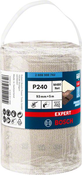 Bosch EXPERT M480 -hiomaverkkorulla, 93 mm, 5 m, G 240