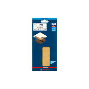 Bosch 8-reikäinen EXPERT C470 -hiomapaperi tasohiomakoneille, 93 x 186 mm, G 40, 10 kpl