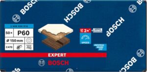 Bosch 6-reikäinen EXPERT C470 -hiomapaperi epäkeskohiomakoneille, 150 mm, G 60, 50 kpl