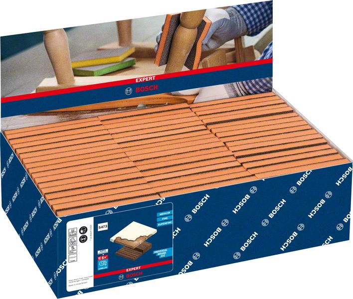 Bosch EXPERT Flex S473 hioma-alusta, 98 x 120 x 13 mm, keskikarkea