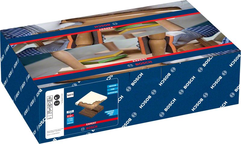 Bosch EXPERT Flex S473 hioma-alusta, 98 x 120 x 13 mm, hieno