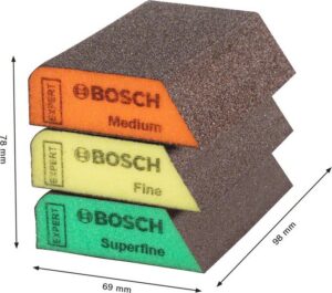 Bosch EXPERT S470 Combi -hiomasieni, 69 x 97 x 26 mm, keskikarkea, hieno, erittäin hieno, 3 kpl