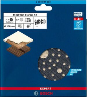 Bosch EXPERT M480 -aloituspaketti epäkeskohiomakoneille, 150 mm, 7 kpl