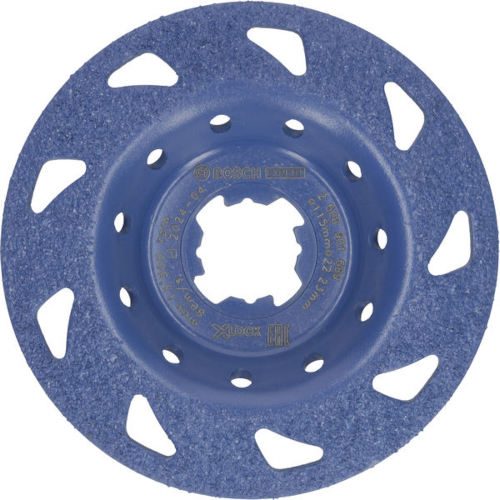 Bosch EXPERT Multi Material -kovametallihiomapää hieno, vino, X-LOCK, 115 mm, 22,23 mm