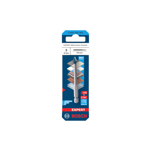 Bosch EXPERT HEX-9 Hard Ceramic -poranterä, 3 x 90 mm