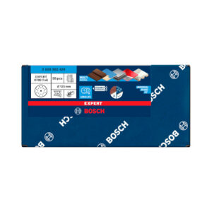 Bosch EXPERT O780 Foil -hiomalevysarja, 125 mm, G60 (5 x); G80 (15 x); G120 (15 x); G180 (15 x); G240 (5 x), 55 kpl