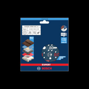 Bosch EXPERT O780 Foil -hiomalevysarja, 150 mm, G80 (3 x); G120 (3 x); G180 (3 x), 9 kpl