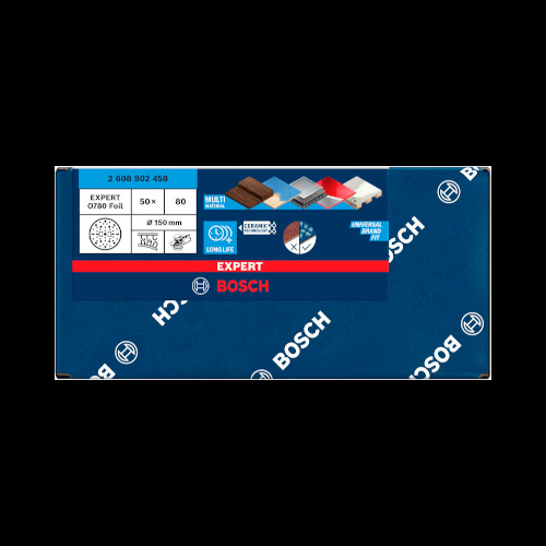 Bosch EXPERT O780 Foil -hiomalevy, 150 mm, G80