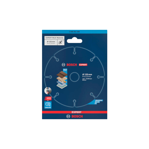 Bosch EXPERT Multi Material -karbidikatkaisulaikka, 125 x 22,23 mm