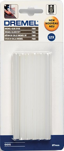 Dremel monikäyttöiset korkean lämpötilan liimapuikot, 7 mm (GG01) 12 kappaletta