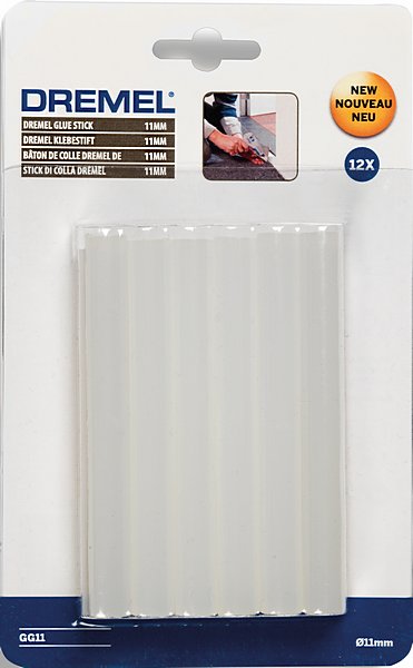 Dremel monikäyttöiset korkean lämpötilan liimapuikot, 11 mm (GG11) 12 kappaletta