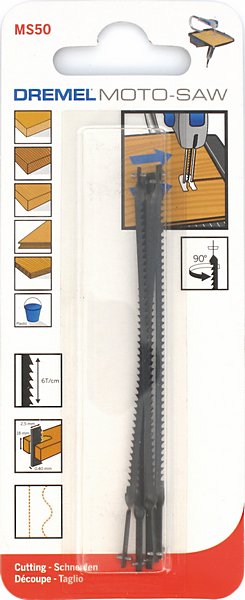 Dremel Moto-Saw -sivusahanterä (MS50) 5 kappaletta