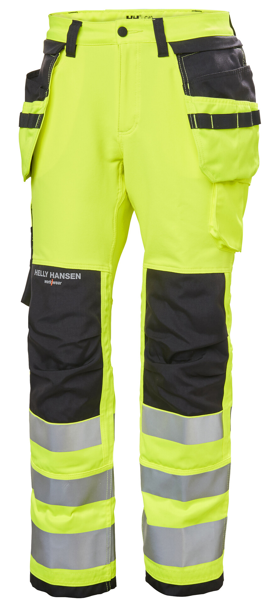 Naisten riipputaskuhousut Helly Hansen Luna Hi Vis, HIVIS luokka 2, keltainen