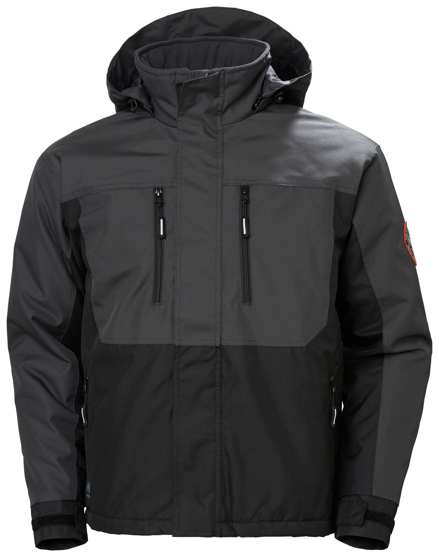 Talvitakki Helly Hansen Berg, musta/tummanharmaa
