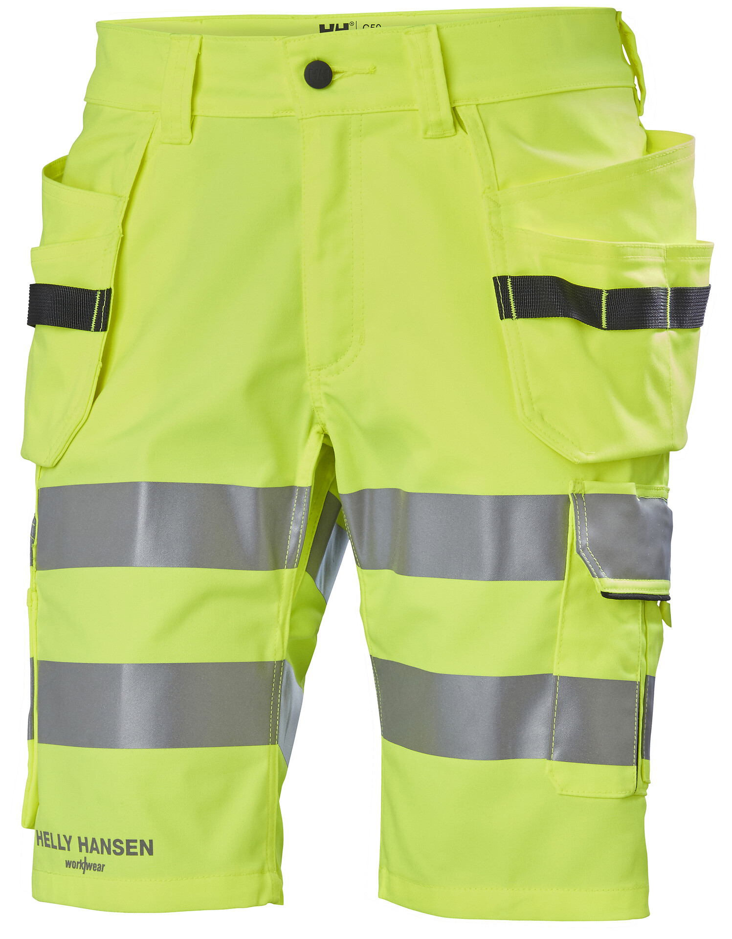 Riipputaskushortsit Helly Hansen Alna 2.0, keltainen/tummanharmaa