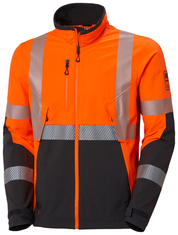 Softshell-takki Helly Hansen ICU BRZ, oranssi/tummanharmaa