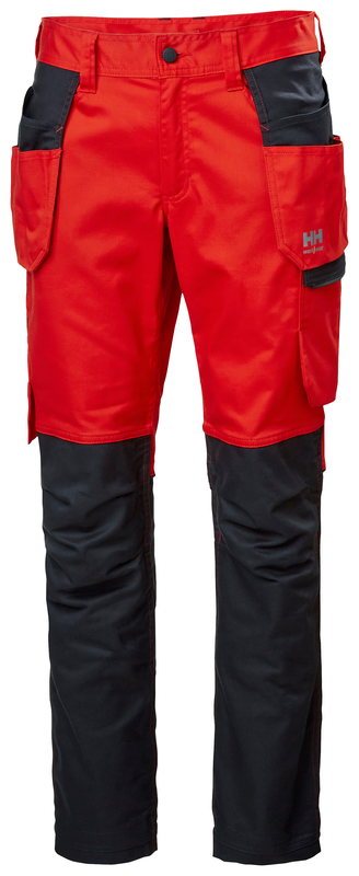 Riipputaskuhousut Helly Hansen Manchester, kirkkaanpunainen/tummanharmaa