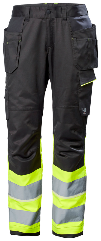 Riipputaskuhousut Helly Hansen UC-ME, HIVIS luokka 1, huomiokeltainen/tummanharmaa