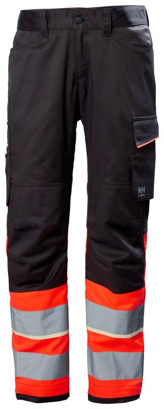 Työhousut Helly Hansen UC-ME, HIVIS luokka 1, huomiopunainen/tummanharmaa