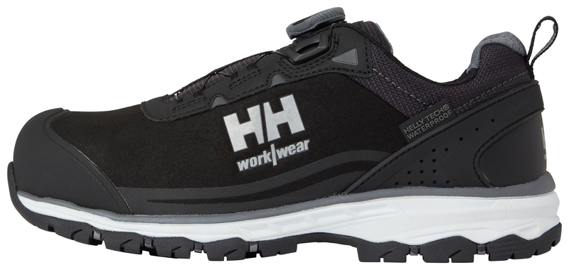 Naisten turvakengät Helly Hansen Chelsea Evolution 2.0 MXR, pikakiinnitys BOA, S7S HT, musta/harmaa