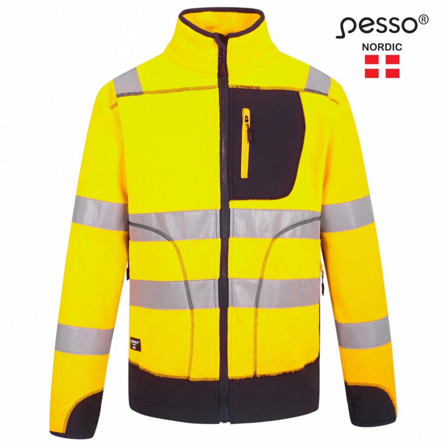 Fleecetakki Pesso FL02, huomiokeltainen