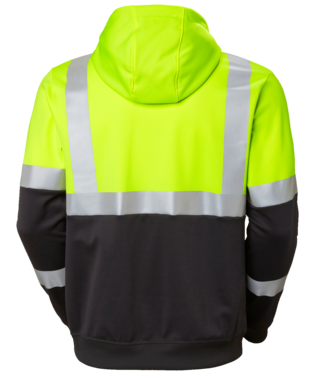Vetoketjuhuppari Helly Hansen Addvis, HIVIS luokka 1, keltainen/tummanharmaa - Image 2