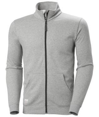 Vetoketjullinen collegepaita Helly Hansen Classic, harmaa meleerattu