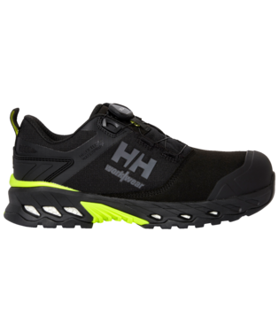 Turvakengät Helly Hansen Magni Evolution MXR, pikakiinnitys BOA, S7S HT, musta/tumma limenvihreä