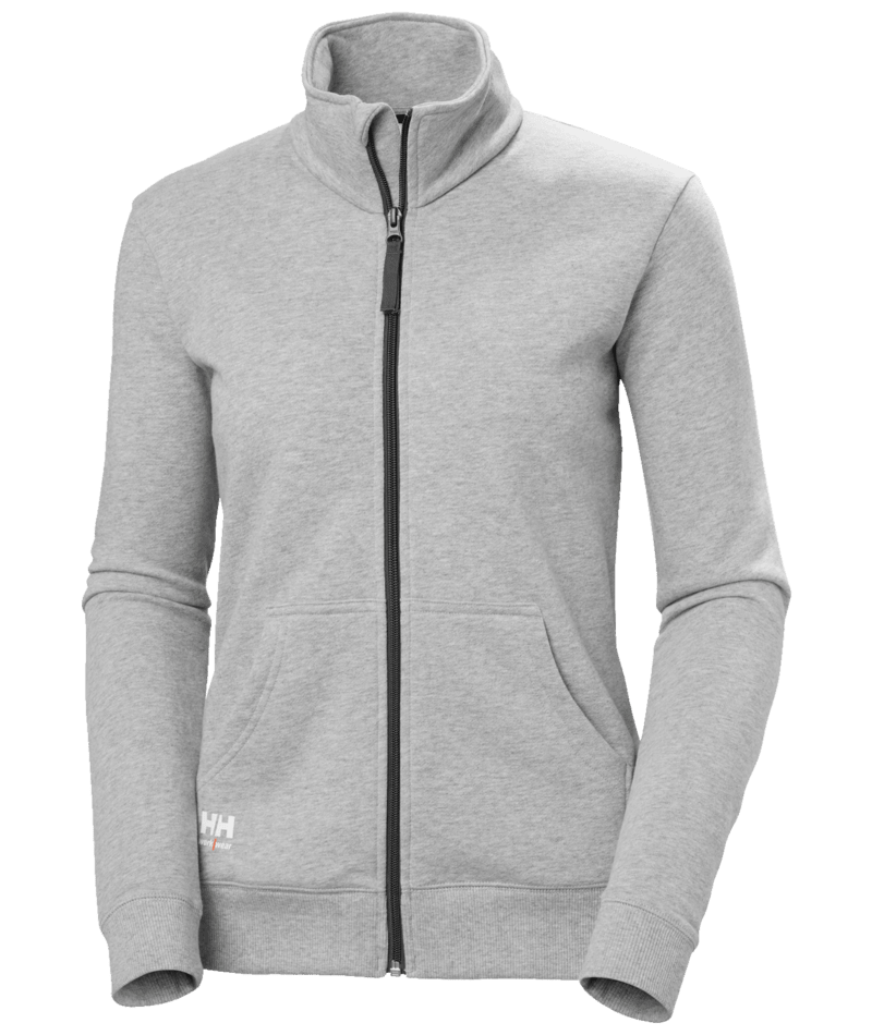 Naisten vetoketjullinen collegepaita Helly Hansen Classic, harmaa meleerattu