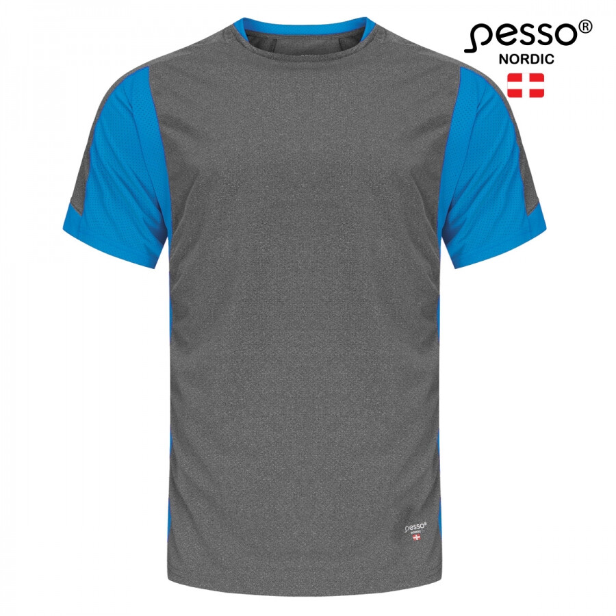 T-paita Pesso Breeze, harmaa/sininen