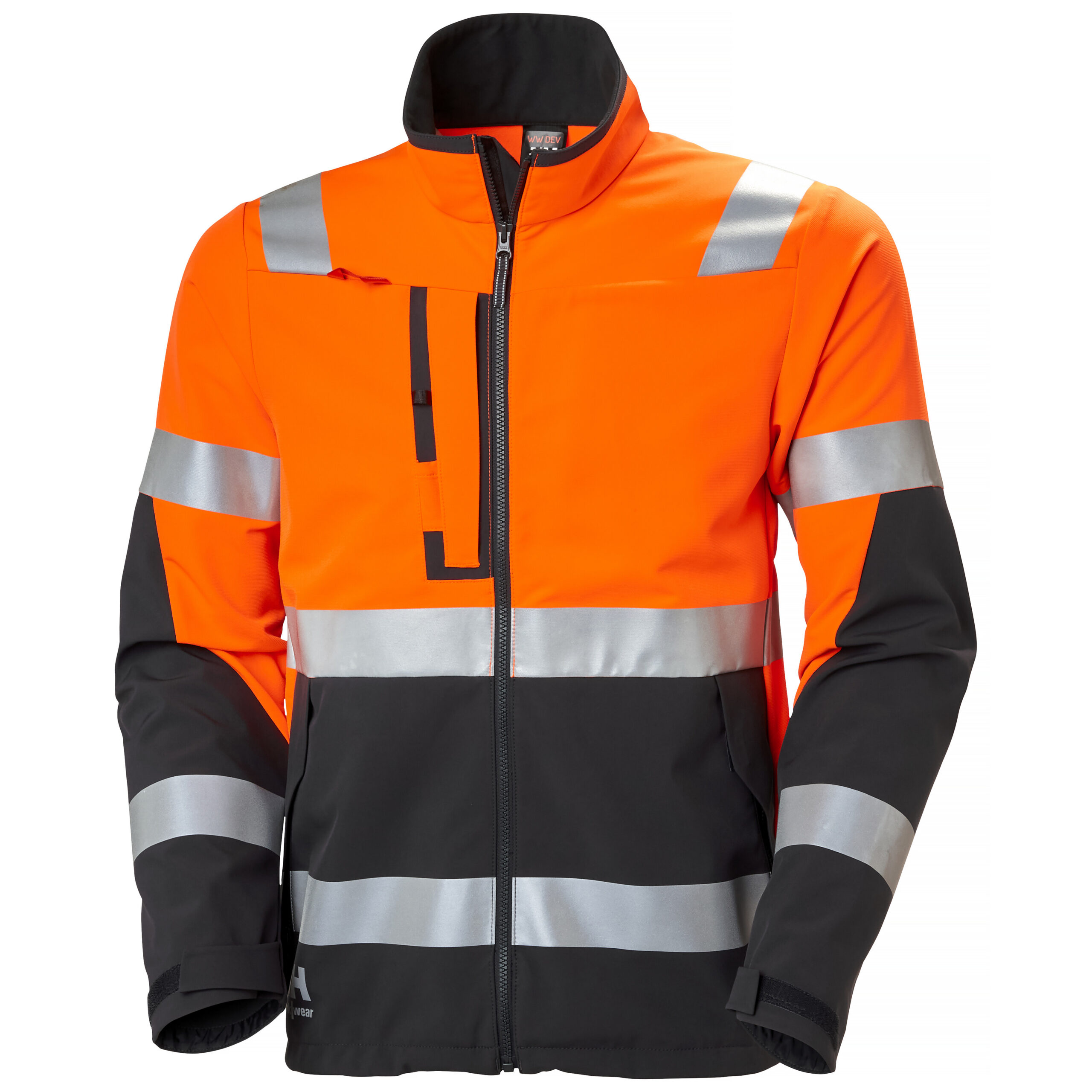 Softshell-takki Helly Hansen Alna 4X Tech, oranssi/tummanharmaa