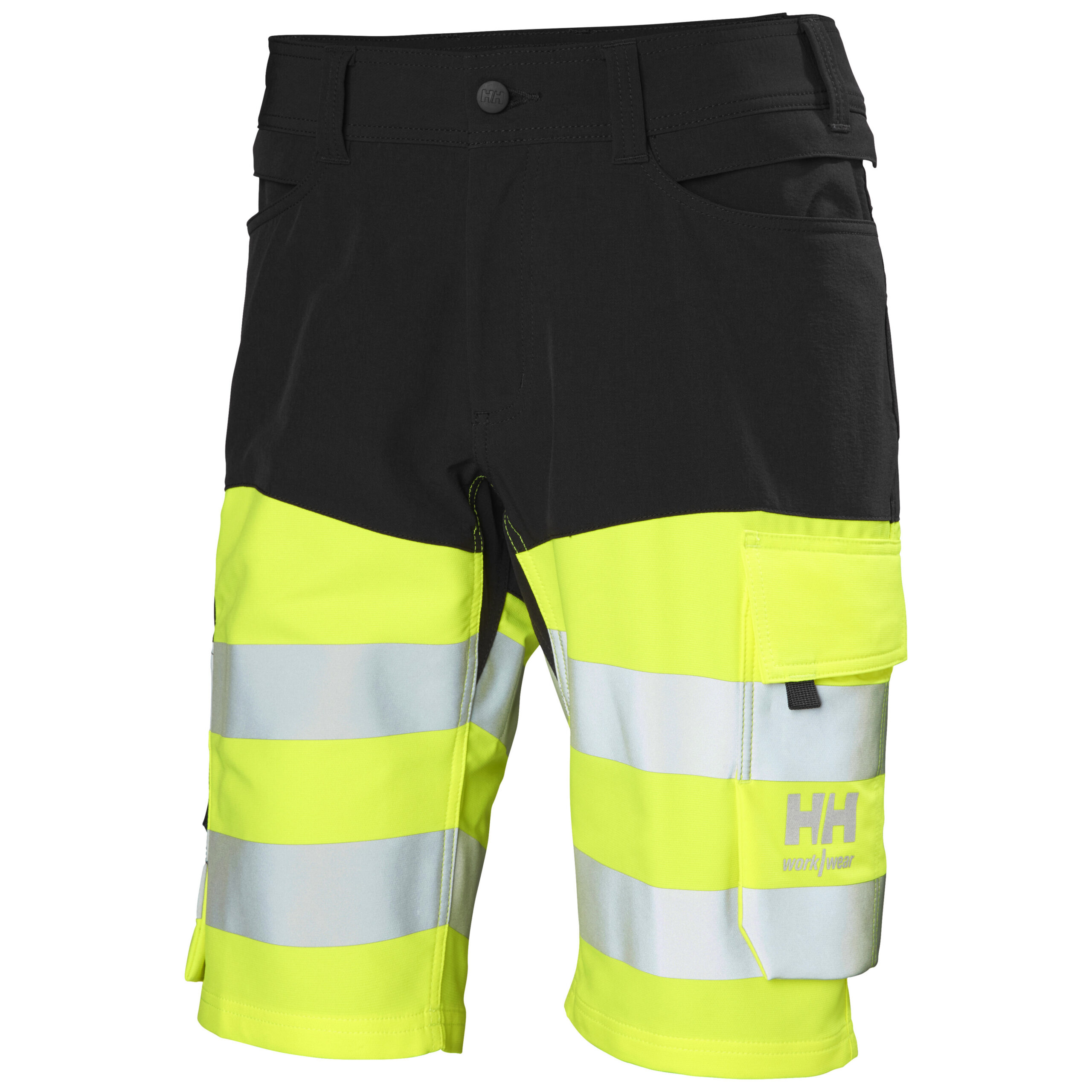 Työshortsit Helly Hansen Alna 4X CNCT, keltainen/tummanharmaa