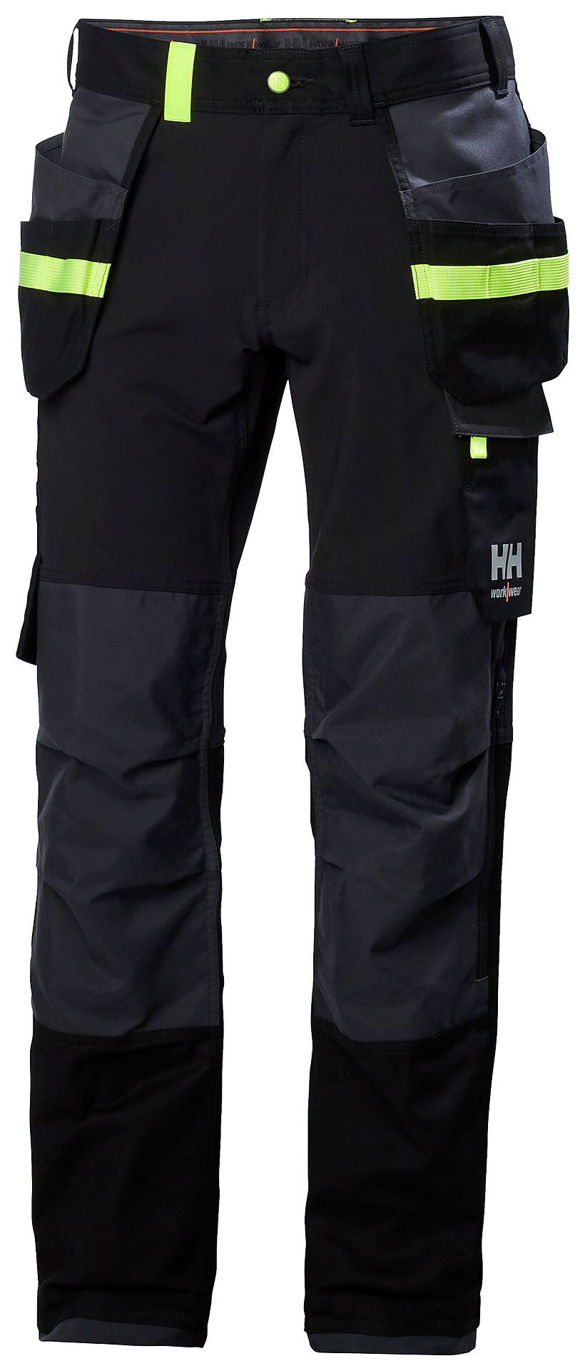 Riipputaskuhousut Helly Hansen Oxford 4X, musta/tummanharmaa