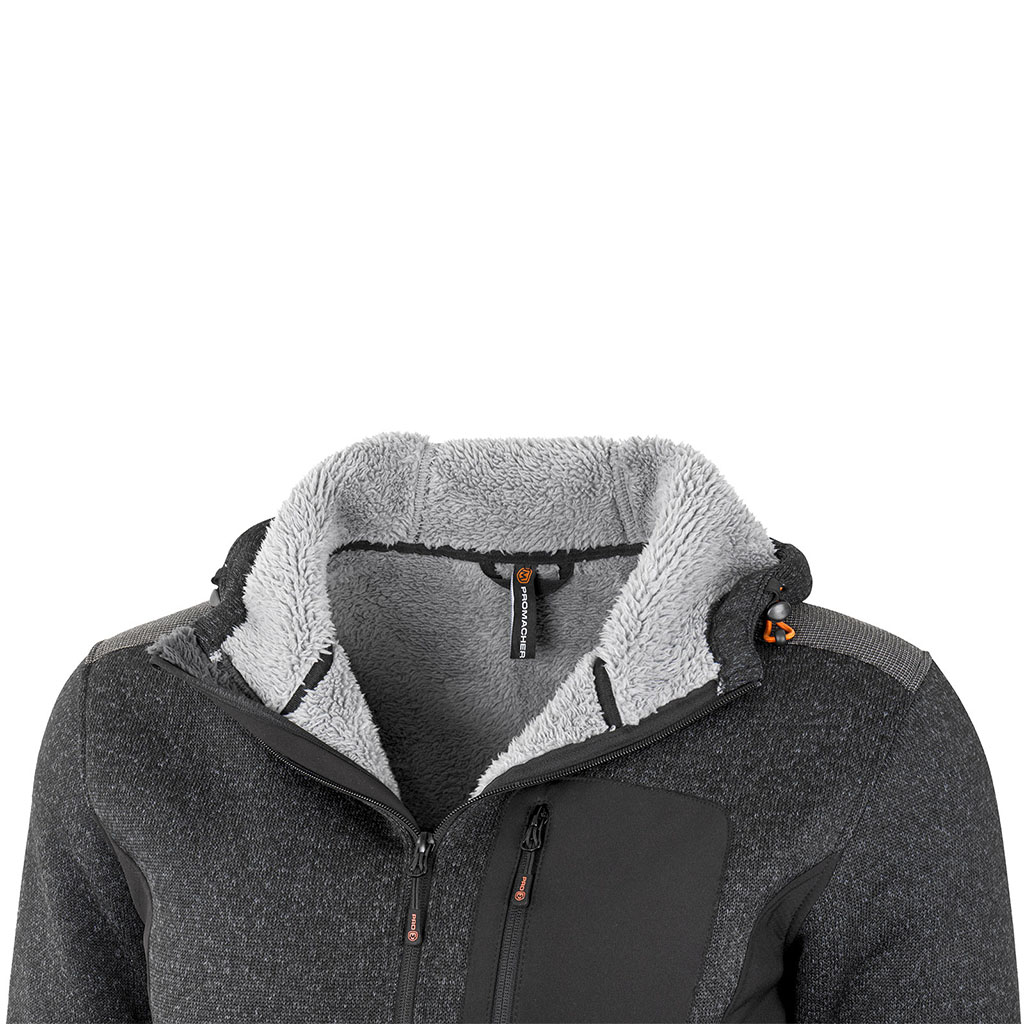 Hupullinen takki Bennon Nortos, harmaa - Image 3