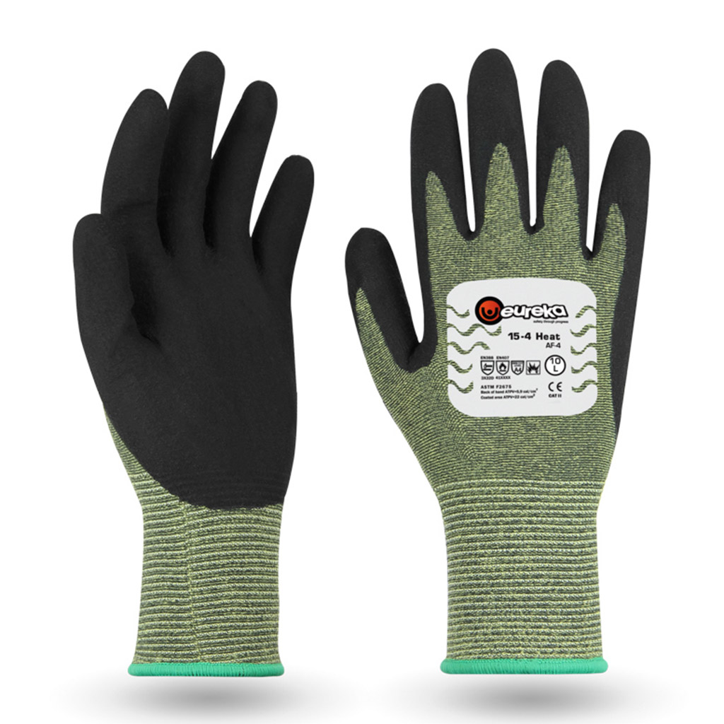 Suojakäsineet Eureka 15-4 Heat & ARC Flash, viiltosuojaus D