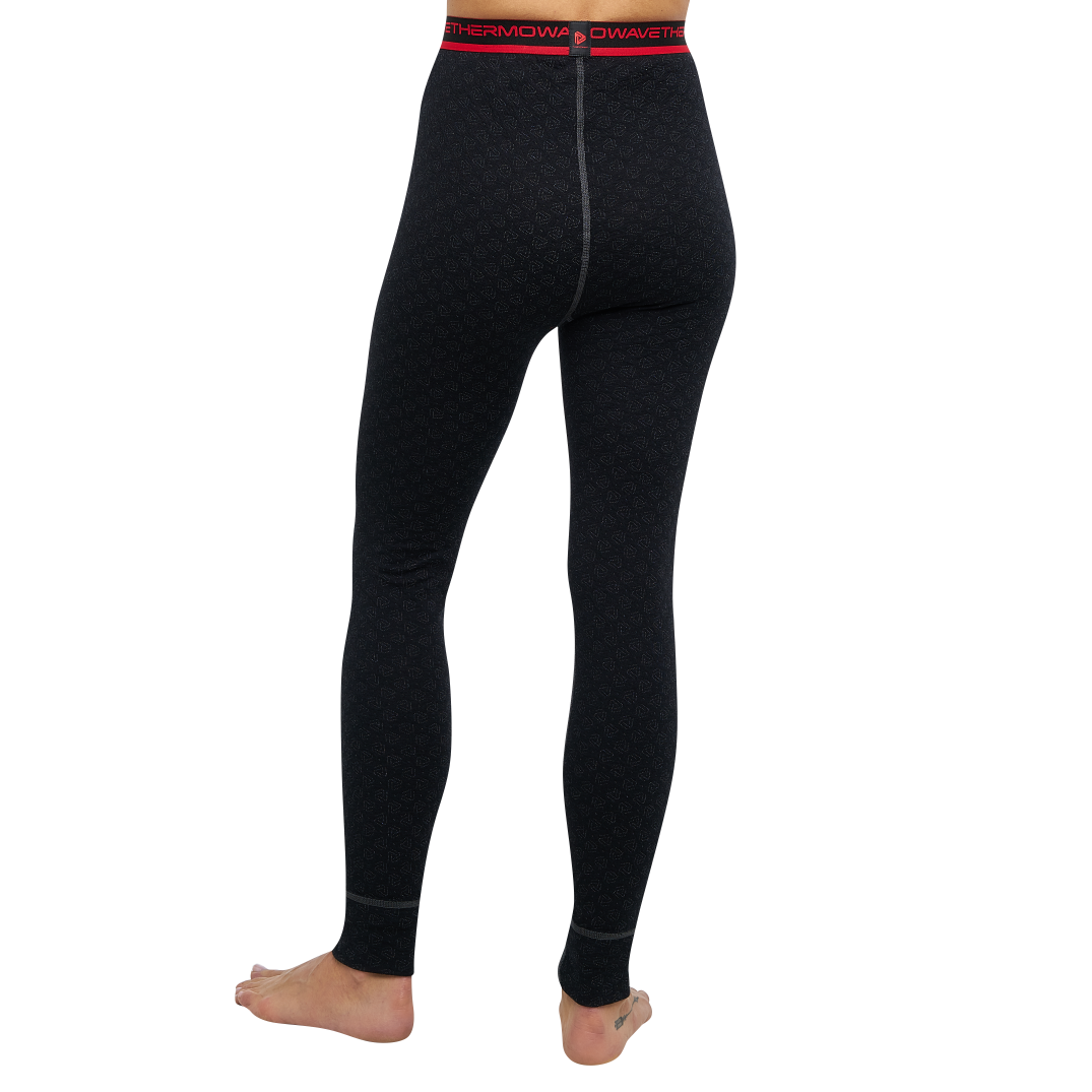 Naisten merinovillaiset lämpöhousut Thermowave Merino Xtreme, musta - Image 2