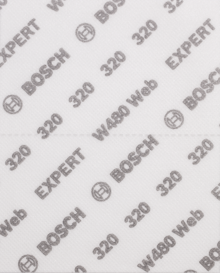 Bosch EXPERT W480 Web 1/4 -käsinhiomalevy, 115 x 140 mm, G320
