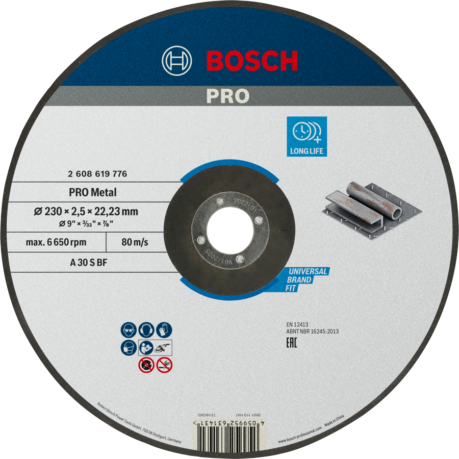 Bosch Sidosrakenteinen PRO Metal -katkaisulaikka, 230 x 2,5 x 22,23 mm
