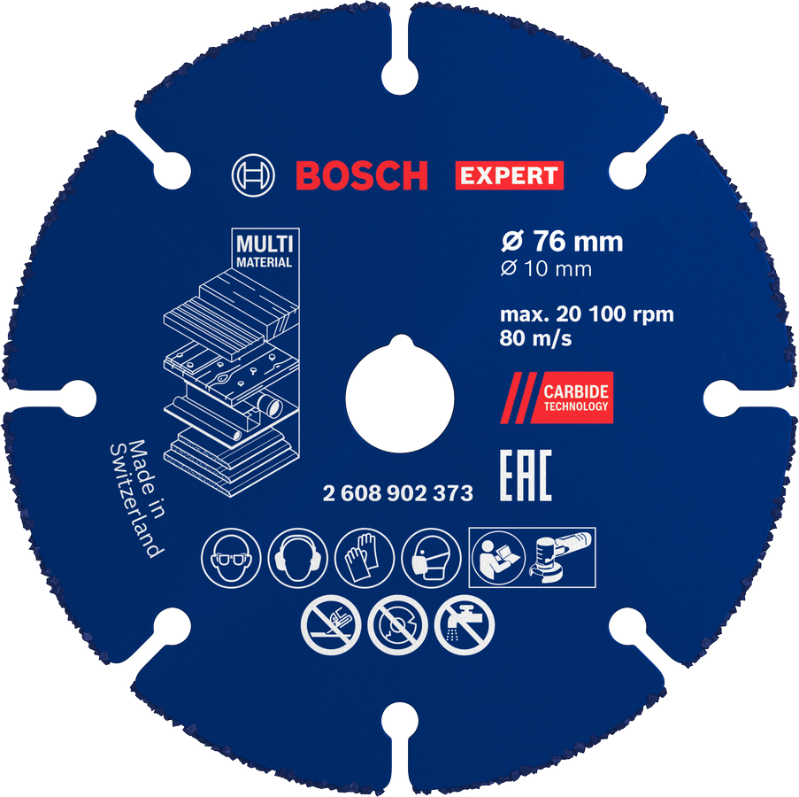 Bosch EXPERT Multi Material -karbidikatkaisulaikka, 76 x 10 mm