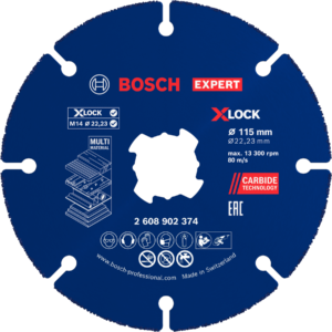 Bosch EXPERT Multi Material -karbidikatkaisulaikka, 115 x 22,23 mm, X-Lock