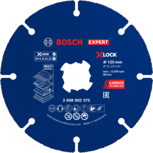 Bosch EXPERT Multi Material -karbidikatkaisulaikka, 125 x 22,23 mm, X-Lock