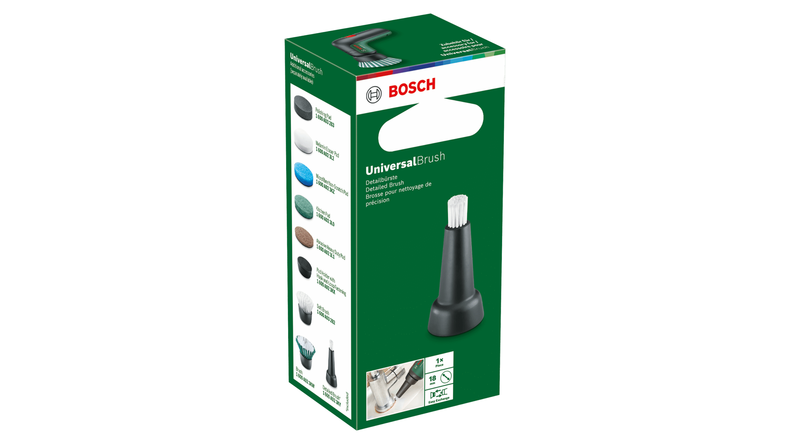 Tarvike yksityiskohtaharja Bosch Green UniversalBrush - Image 2