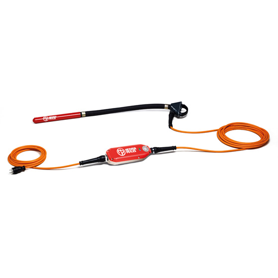 Kõrgsagedus betoonivibraator Hervisa Perles T-Ergo Plus 38 mm 0,7 m x 15 m LED-ilmaisin