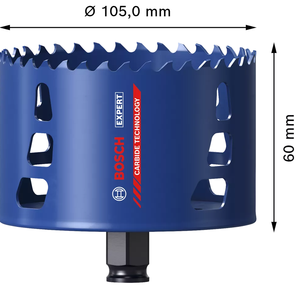 Bosch Expert Tough Material LongLife augusaag 105x60 mm