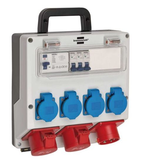 Brennenstuhl sähköpaneeli seinälle IP44, 2x400V ja 4x230V
