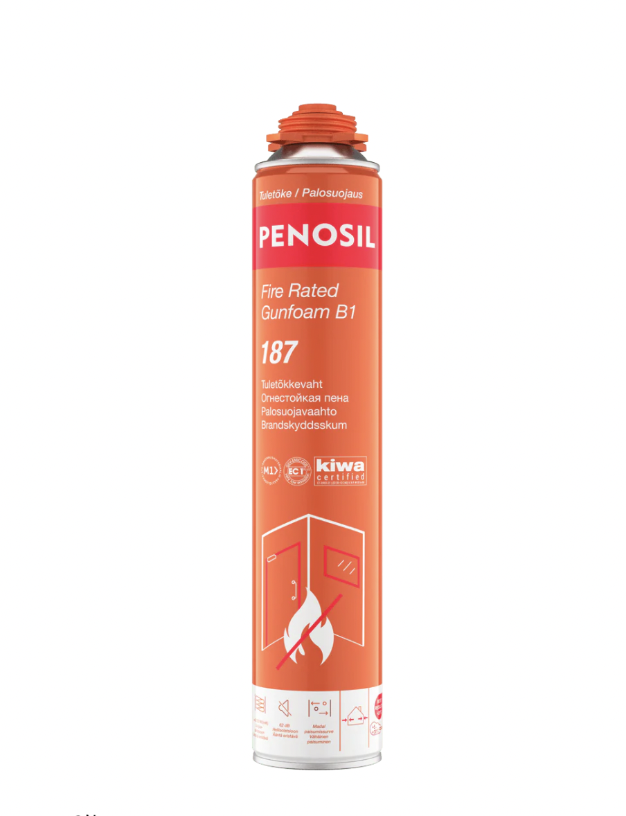 Penosil Fire Rated palonkestävä vaahto Gunfoam B1 187 750ml