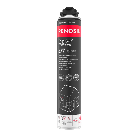 Penosil Polystyrene FixFoam liimavaahto 877 - -5 astetta 750ml